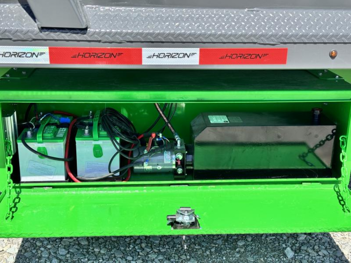 New 2025 Horizon Trailers HZH 96X20X4 HIGH SIDE TANDEM DUAL TELESCOPIC Dump Trailer 25K GVWR