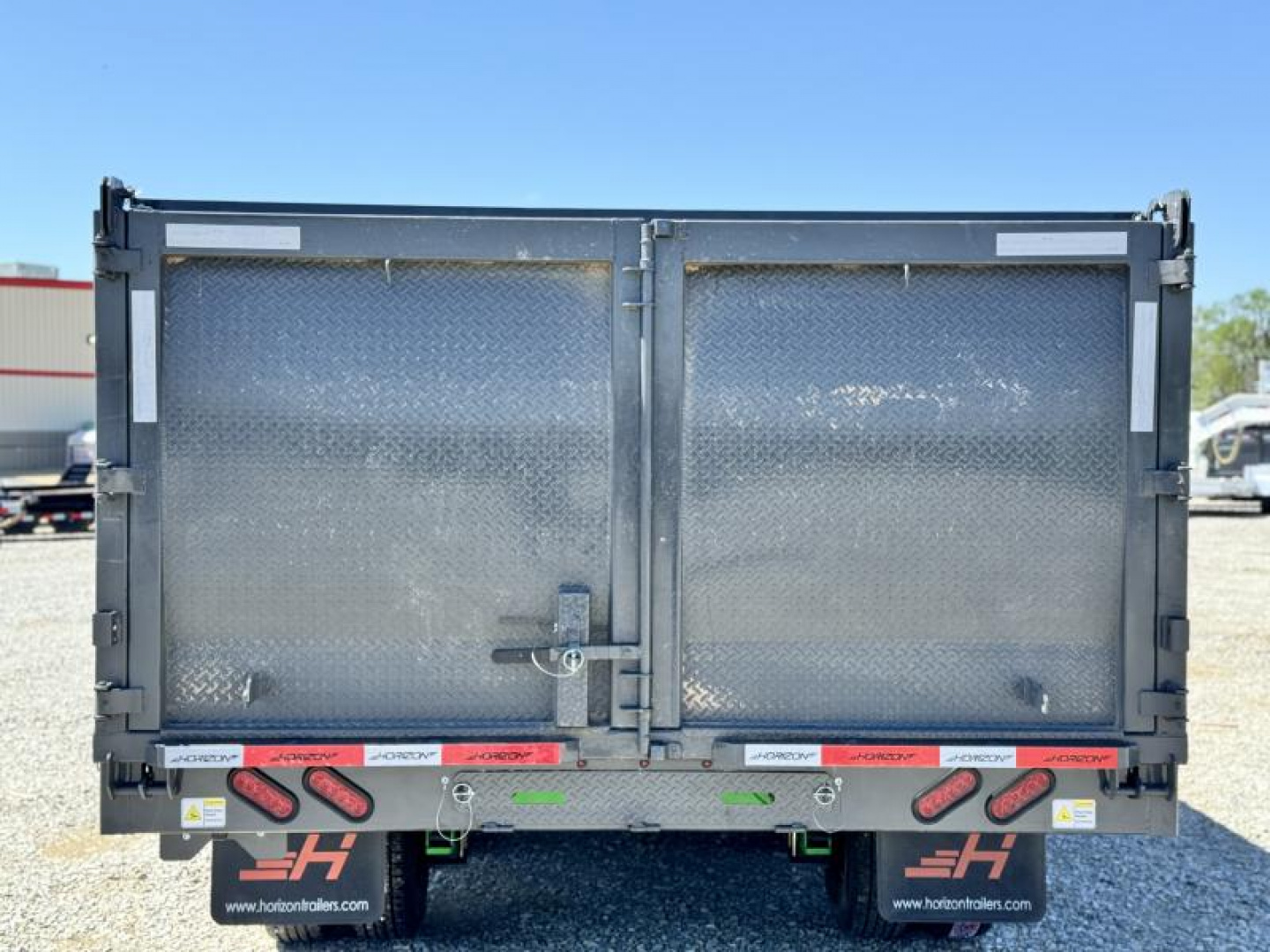 New 2025 Horizon Trailers HZH 96X20X4 HIGH SIDE TANDEM DUAL TELESCOPIC Dump Trailer 25K GVWR