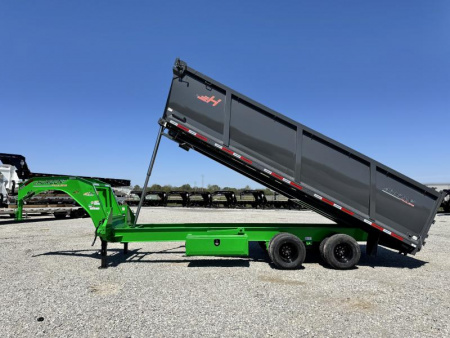 New 2025 Horizon Trailers HZH 96X20X4 HIGH SIDE TANDEM DUAL TELESCOPIC Dump Trailer 25K GVWR