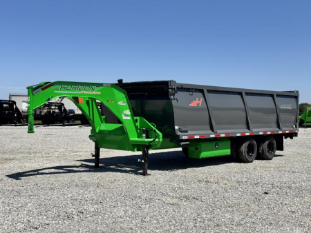 New 2025 Horizon Trailers HZH 96X20X4 HIGH SIDE TANDEM DUAL TELESCOPIC Dump Trailer 25K GVWR