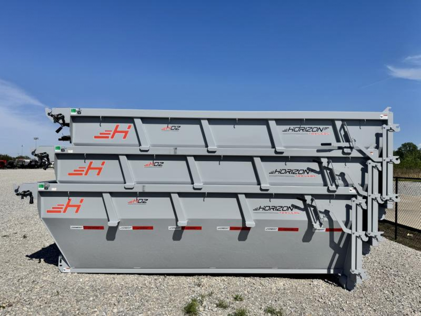 New 2025 Horizon Trailers HDZ 14X83X4 ROLL OFF DUMPSTER DUMP BIN