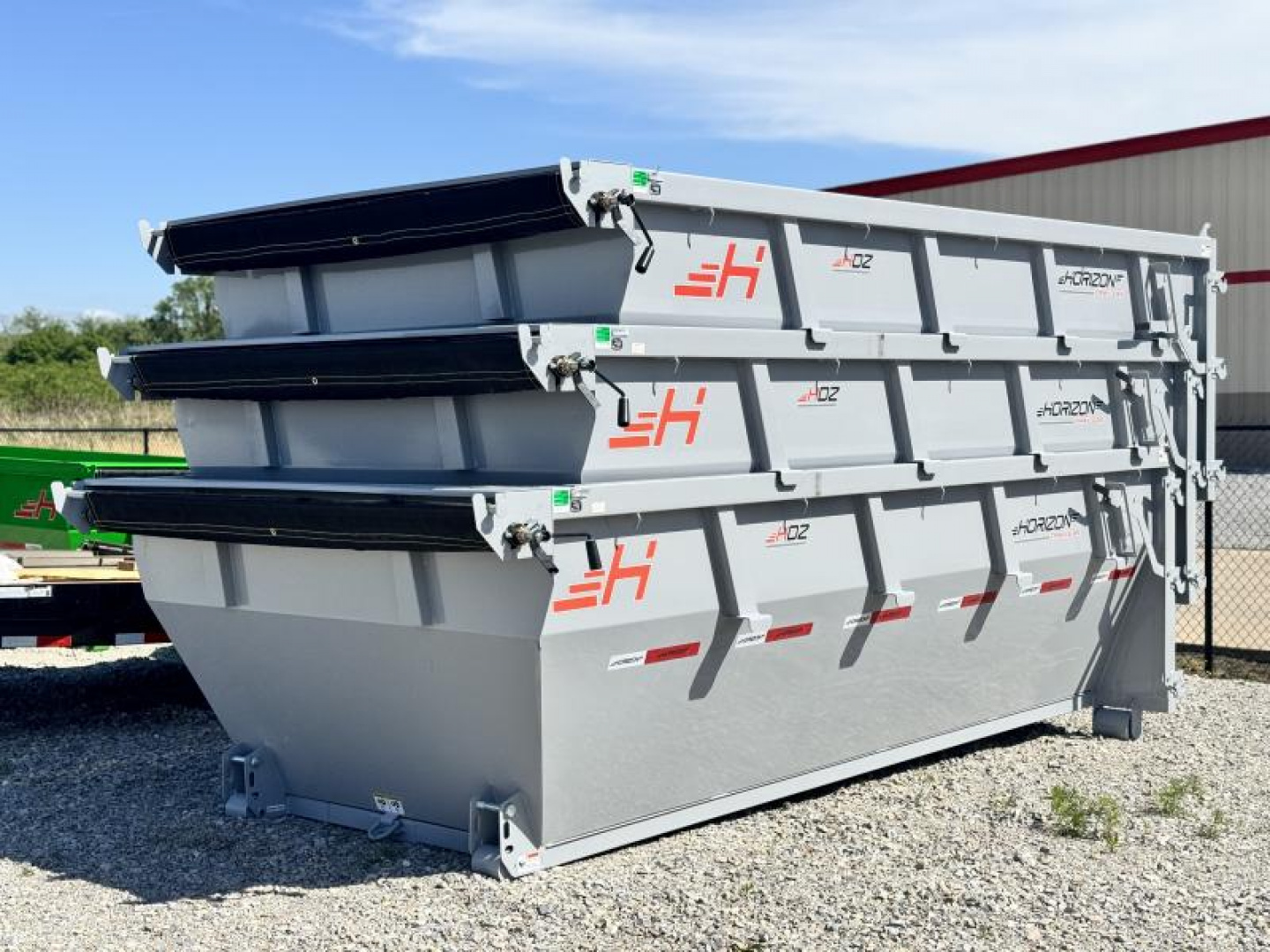 New 2025 Horizon Trailers HDZ 14X83X4 ROLL OFF DUMPSTER DUMP BIN