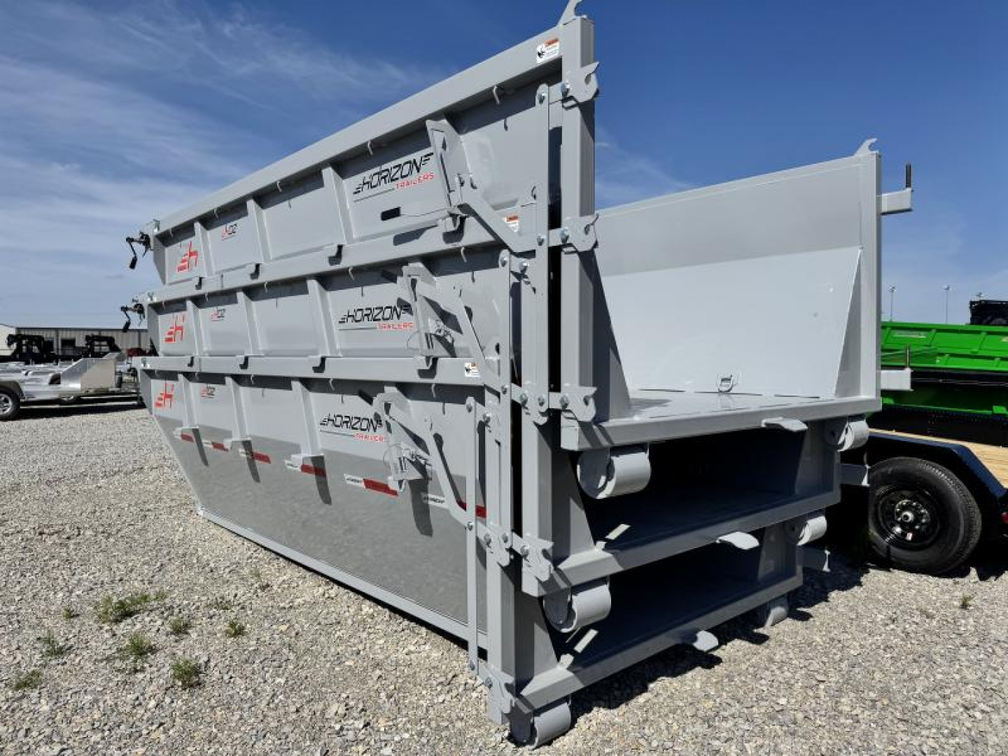 New 2025 Horizon Trailers HDZ 14X83X4 ROLL OFF DUMPSTER DUMP BIN