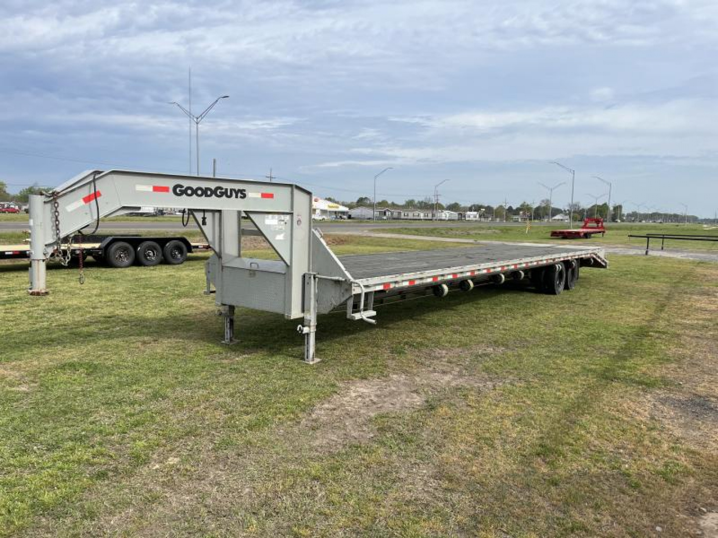Used 2023 Good Guys 102X40 WITH MEGA RAMPS, 10K DEXTER AXLES  Deckover Trailer