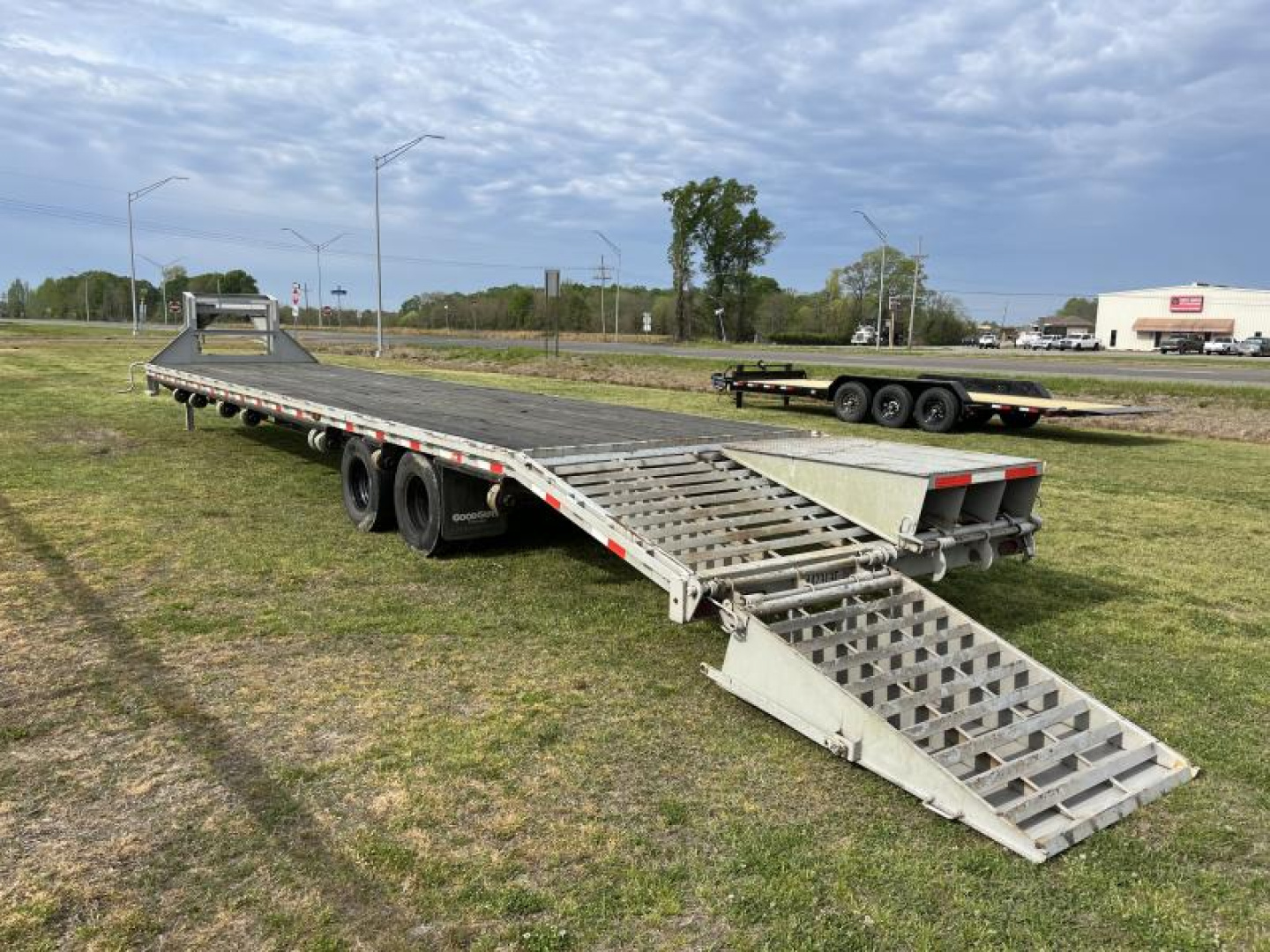 Used 2023 Good Guys 102X40 WITH MEGA RAMPS, 10K DEXTER AXLES  Deckover Trailer