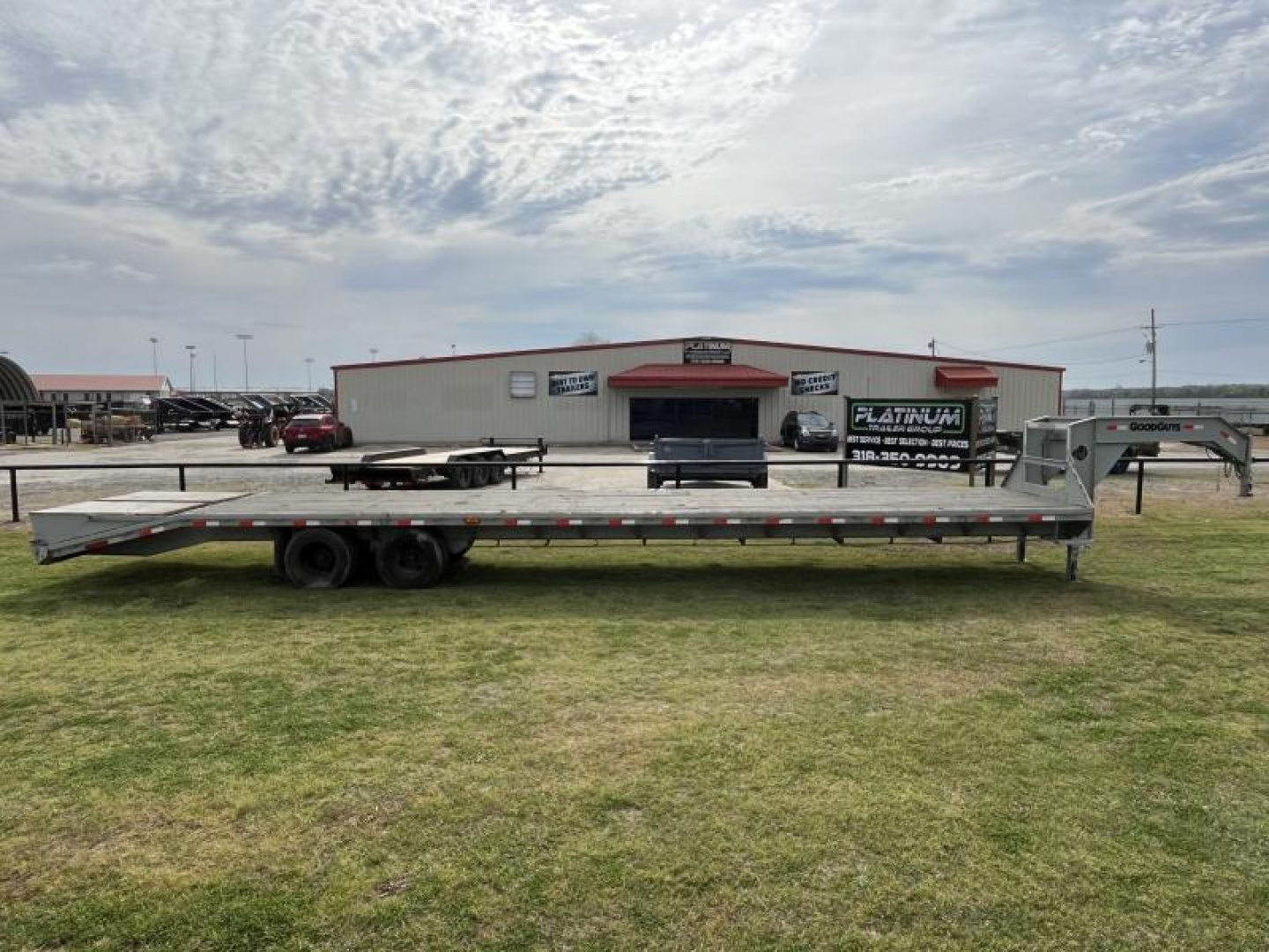Used 2023 Good Guys 102X40 WITH MEGA RAMPS, 10K DEXTER AXLES  Deckover Trailer