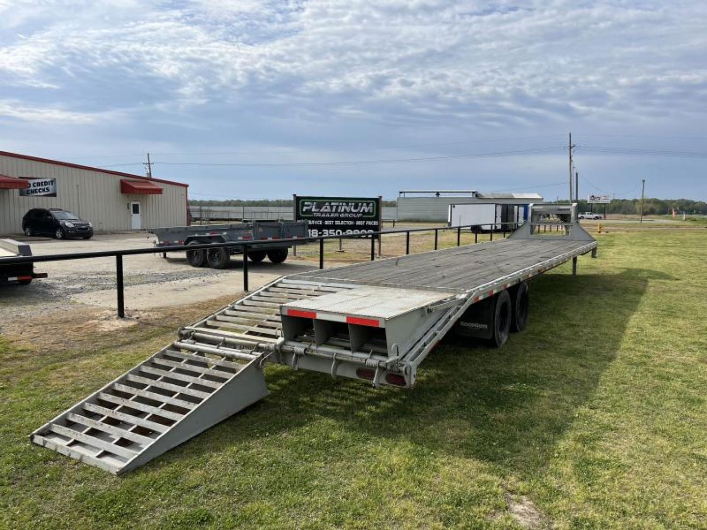 Used 2023 Good Guys 102X40 WITH MEGA RAMPS, 10K DEXTER AXLES  Deckover Trailer
