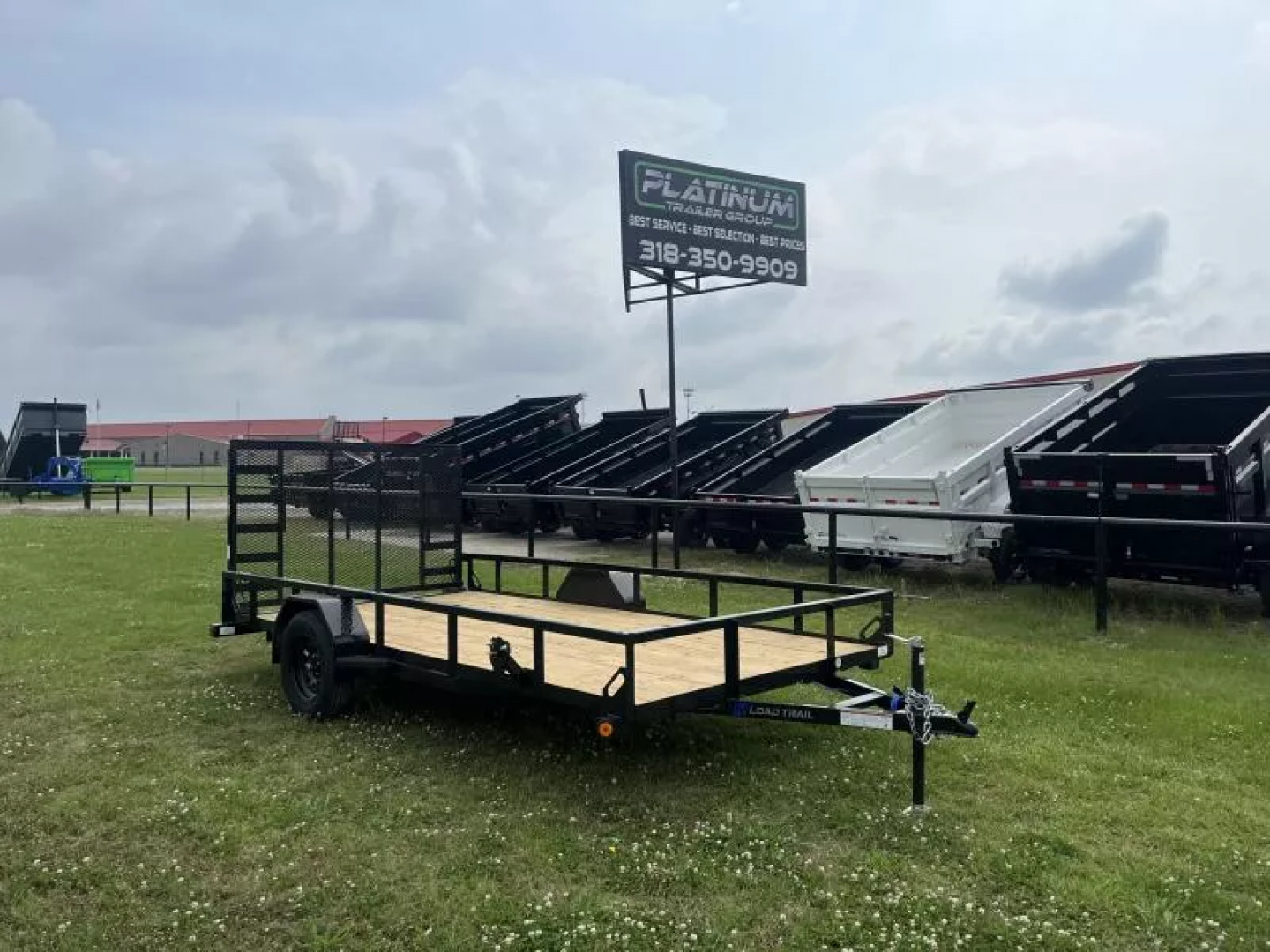 New 2025 Load Trail SE 83X14 UTILITY WITH 4' FOLD IN GATE  Utility Trailer