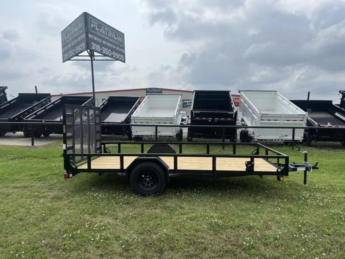 New 2025 Load Trail SE 83X14 UTILITY WITH 4' FOLD IN GATE  Utility Trailer