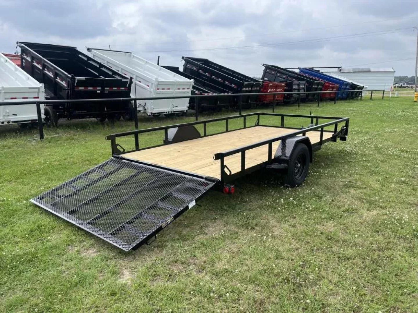 New 2025 Load Trail SE 83X14 UTILITY WITH 4' FOLD IN GATE  Utility Trailer