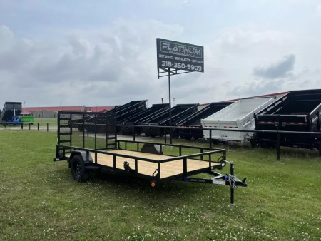 New 2025 Load Trail SE 83X14 UTILITY WITH 4' FOLD IN GATE  Utility Trailer