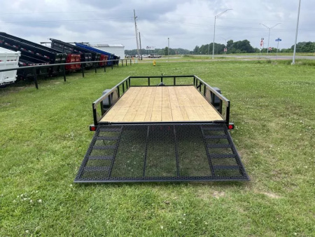 New 2025 Load Trail SE 83X14 UTILITY WITH 4' FOLD IN GATE  Utility Trailer