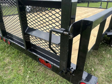 New 2025 Load Trail SE 83X14 UTILITY WITH 4' FOLD IN GATE  Utility Trailer