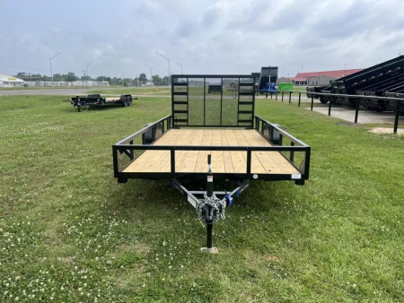 New 2025 Load Trail SE 83X14 UTILITY WITH 4' FOLD IN GATE  Utility Trailer