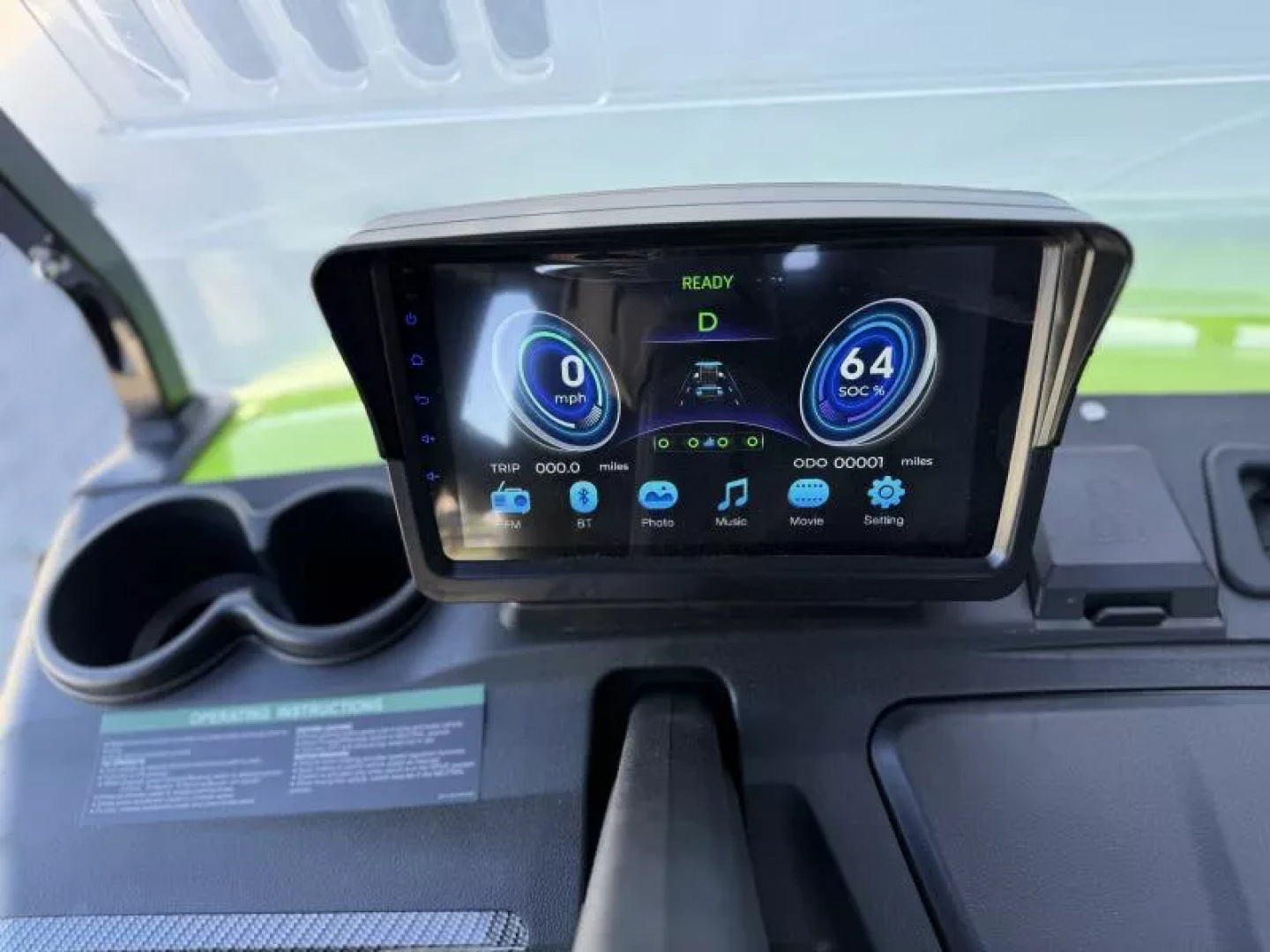New 2025 Evolution D5 RANGER 2+2 LIME GREEN Golf Cart