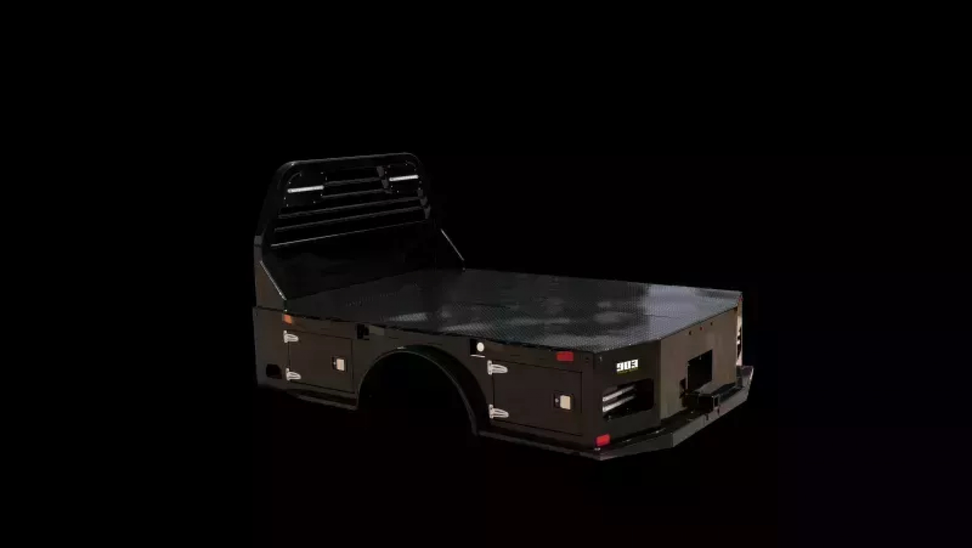 New 2025 903 Truck Beds Skirted Bed with Gooseneck 84 Wide, 7 Long, 40 CTA, 42-1/4 Runners