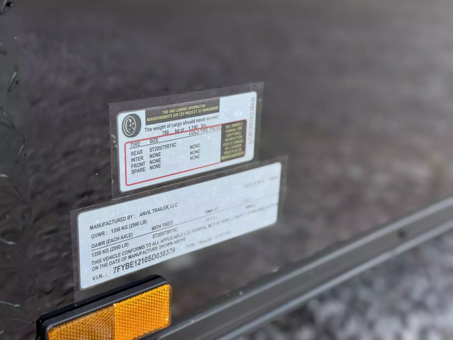 New 2025 Anvil Trailers 6X12 BLACKOUT POLY-CORE .080 Cargo / Enclosed Trailer