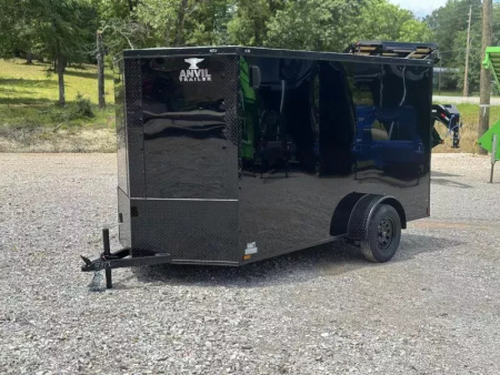 New 2025 Anvil Trailers 6X12 BLACKOUT POLY-CORE .080 Cargo / Enclosed Trailer