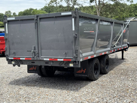 New 2025 Horizon Trailers 96X20 HZH GOOSENECK TELESCOPIC 14 PLY W/FLIP OVER TARP 25900 GVWR Dump Trailer