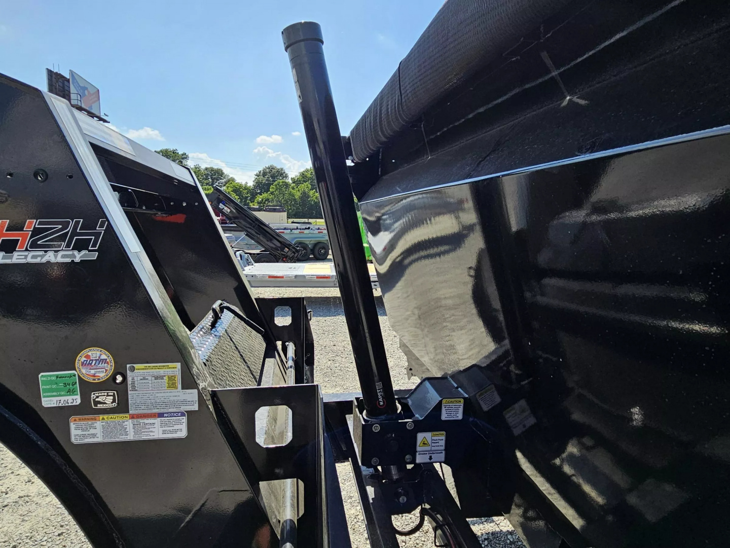 New 2025 Horizon Trailers HZH 96X20 GOOSENECK TELESCOPIC 14 PLY W/FLIP OVER TARP 25900 GVWR Dump Trailer