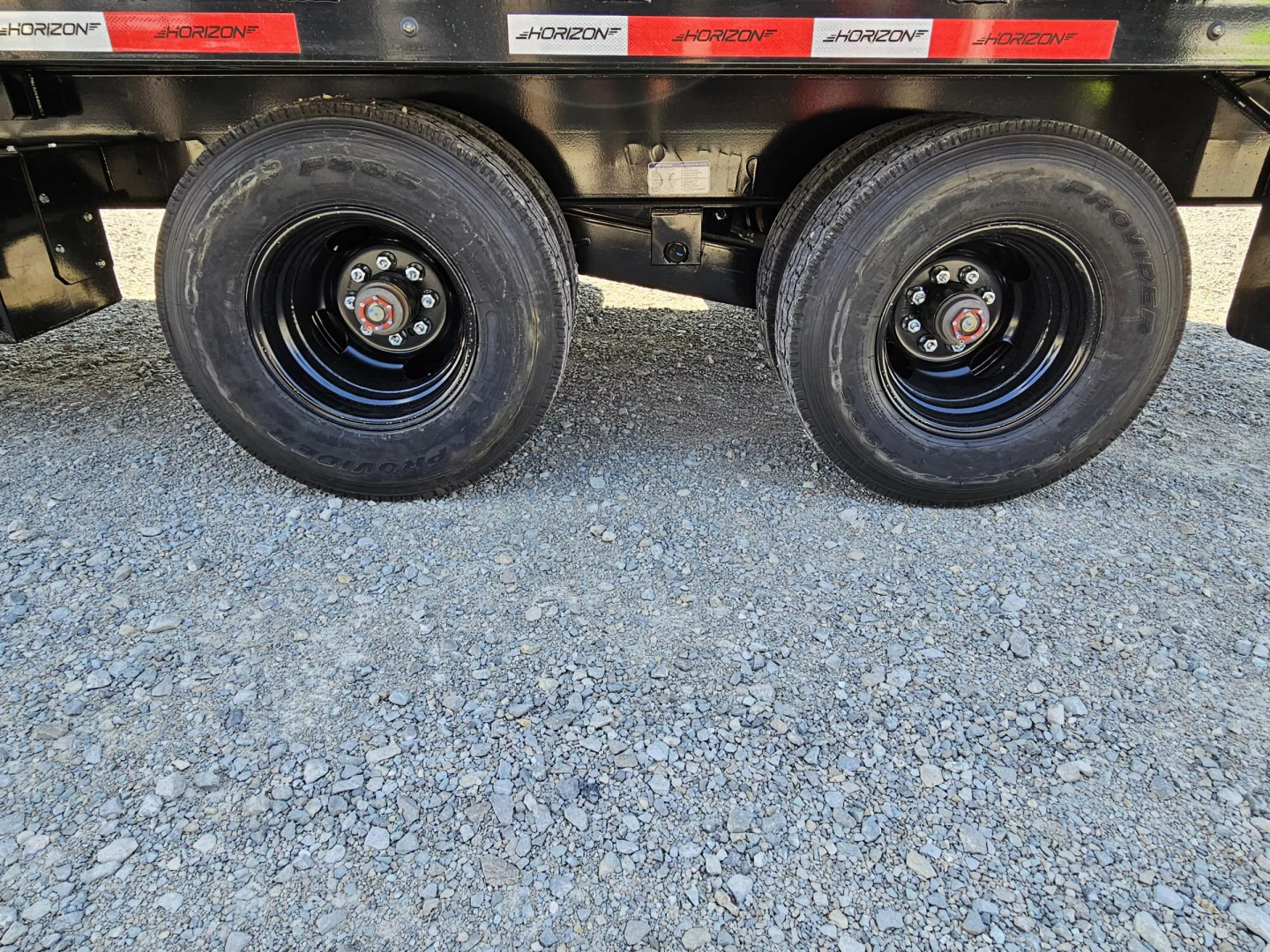 New 2025 Horizon Trailers HZH 96X20 GOOSENECK TELESCOPIC 14 PLY W/FLIP OVER TARP 25900 GVWR Dump Trailer