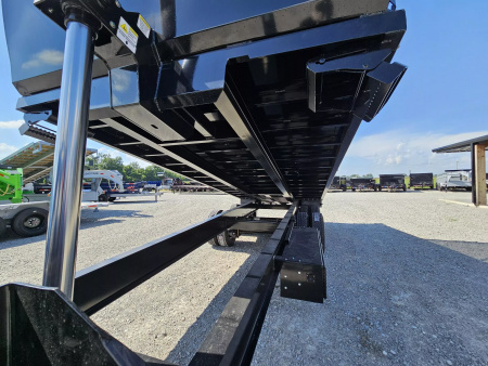 New 2025 Horizon Trailers HZH 96X20 GOOSENECK TELESCOPIC 14 PLY W/FLIP OVER TARP 25900 GVWR Dump Trailer