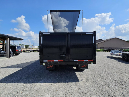New 2025 Horizon Trailers HZH 96X20 GOOSENECK TELESCOPIC 14 PLY W/FLIP OVER TARP 25900 GVWR Dump Trailer