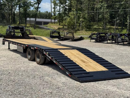 New 2025 Load Trail GL 102X36 HYDRAULIC DOVETAIL 10' CLEATED DOVE 25.9K GVWR HYDRAULIC JACKS  Flatbed Trailer