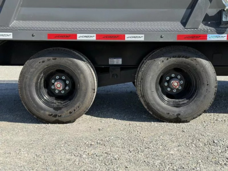 New 2025 Horizon Trailers 96X20 HZH GOOSENECK TELESCOPIC 14 PLY W/FLIP OVER TARP 25900 GVWR Dump Trailer