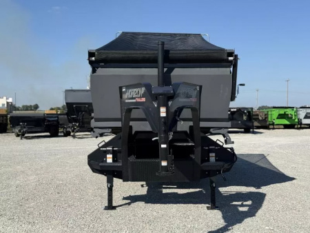 New 2025 Horizon Trailers 96X20 HZH GOOSENECK TELESCOPIC 14 PLY W/FLIP OVER TARP 25900 GVWR Dump Trailer