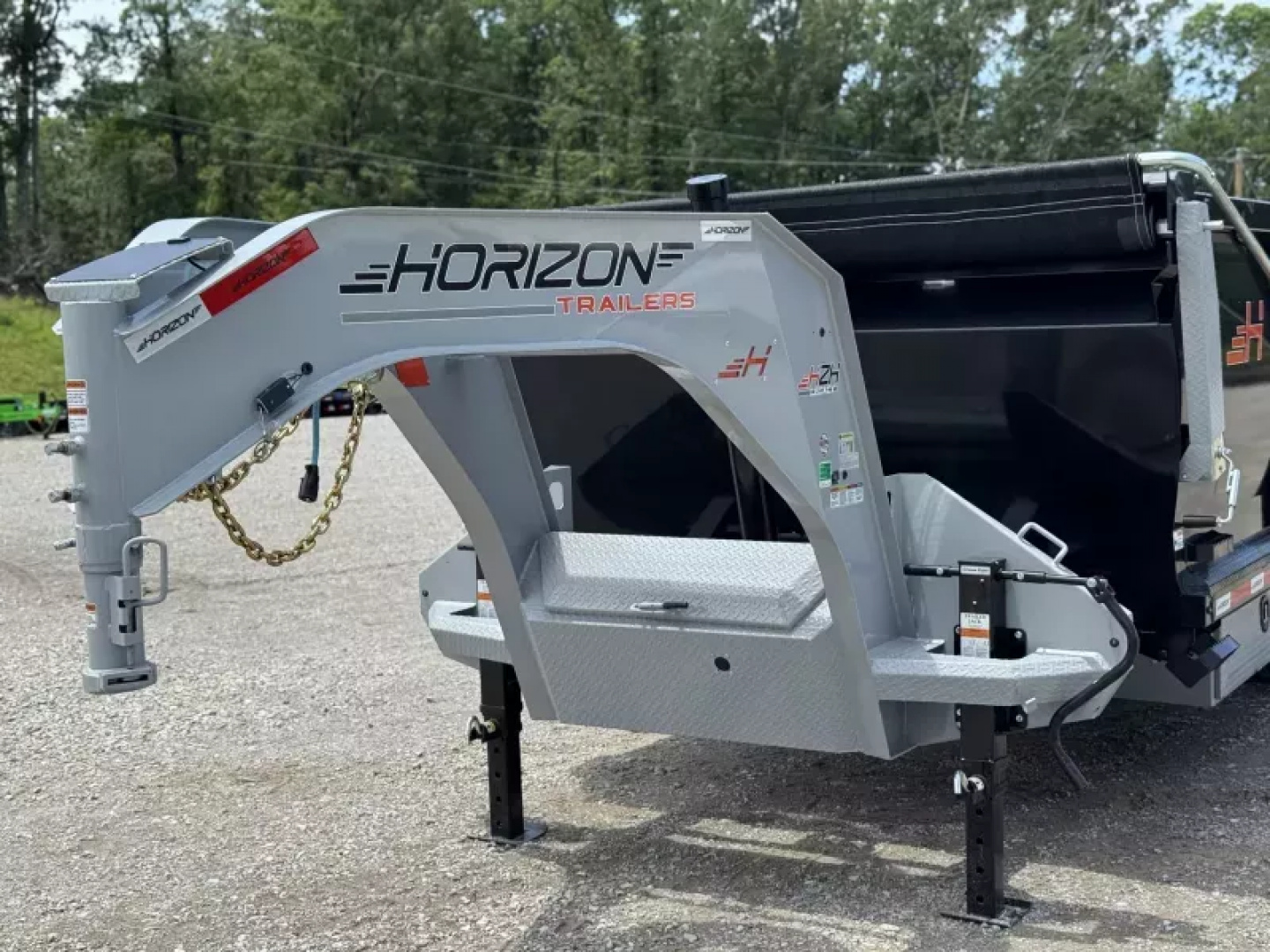 New 2025 Horizon Trailers HZH 96X20X4 HIGH SIDE TANDEM DUAL TELESCOPIC Dump Trailer 25K GVWR