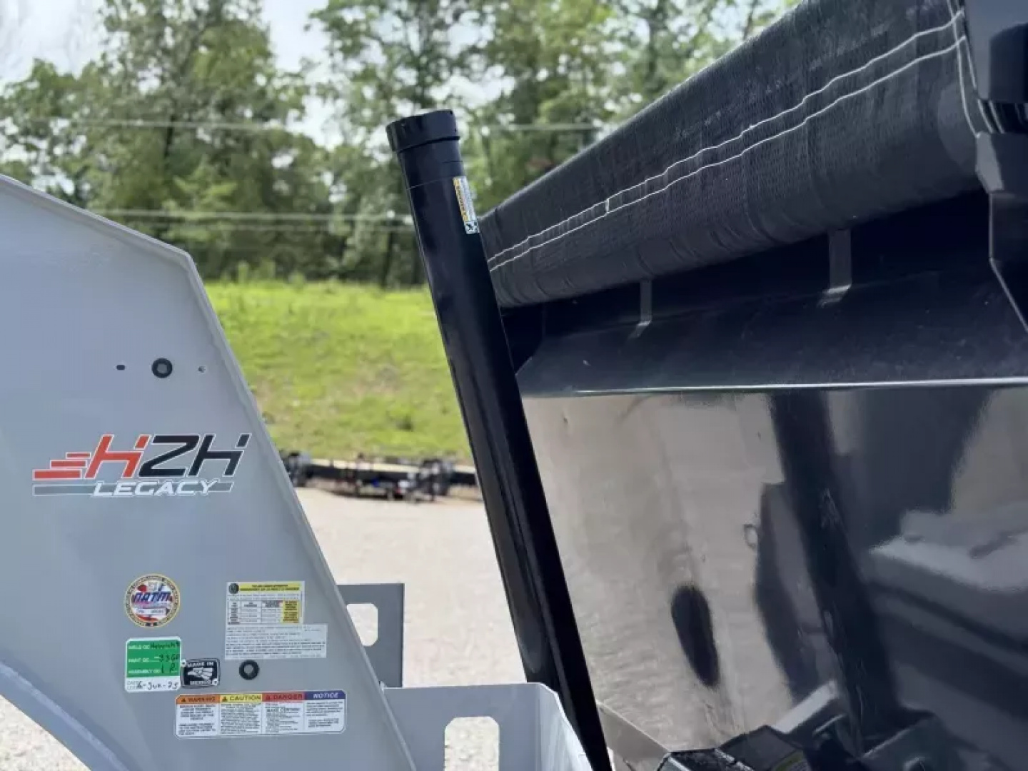 New 2025 Horizon Trailers HZH 96X20X4 HIGH SIDE TANDEM DUAL TELESCOPIC Dump Trailer 25K GVWR