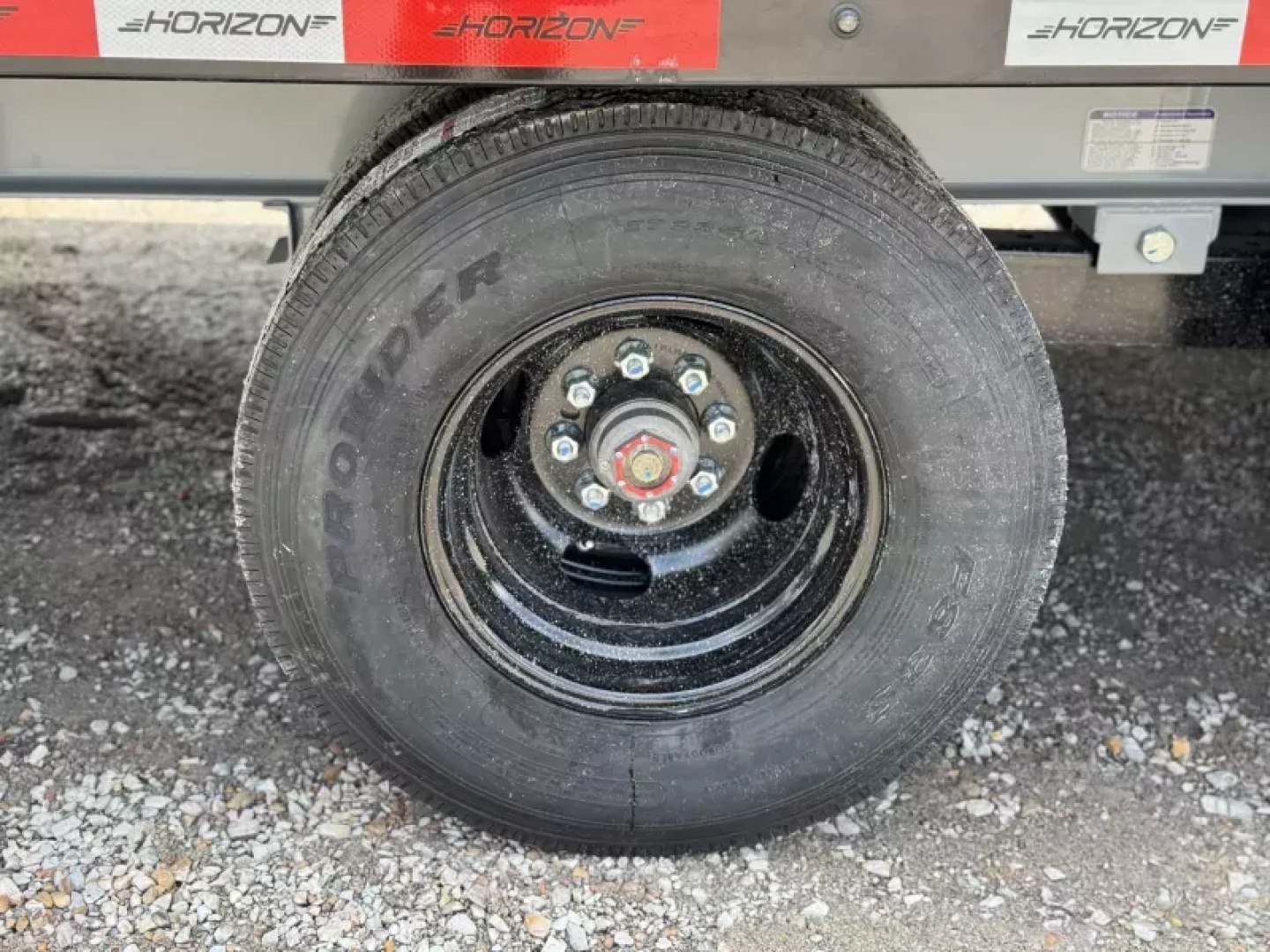 New 2025 Horizon Trailers HZH 96X20X4 HIGH SIDE TANDEM DUAL TELESCOPIC Dump Trailer 25K GVWR