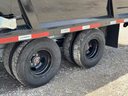 New 2025 Horizon Trailers HZH 96X20X4 HIGH SIDE TANDEM DUAL TELESCOPIC Dump Trailer 25K GVWR