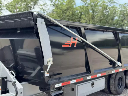New 2025 Horizon Trailers HZH 96X20X4 HIGH SIDE TANDEM DUAL TELESCOPIC Dump Trailer 25K GVWR