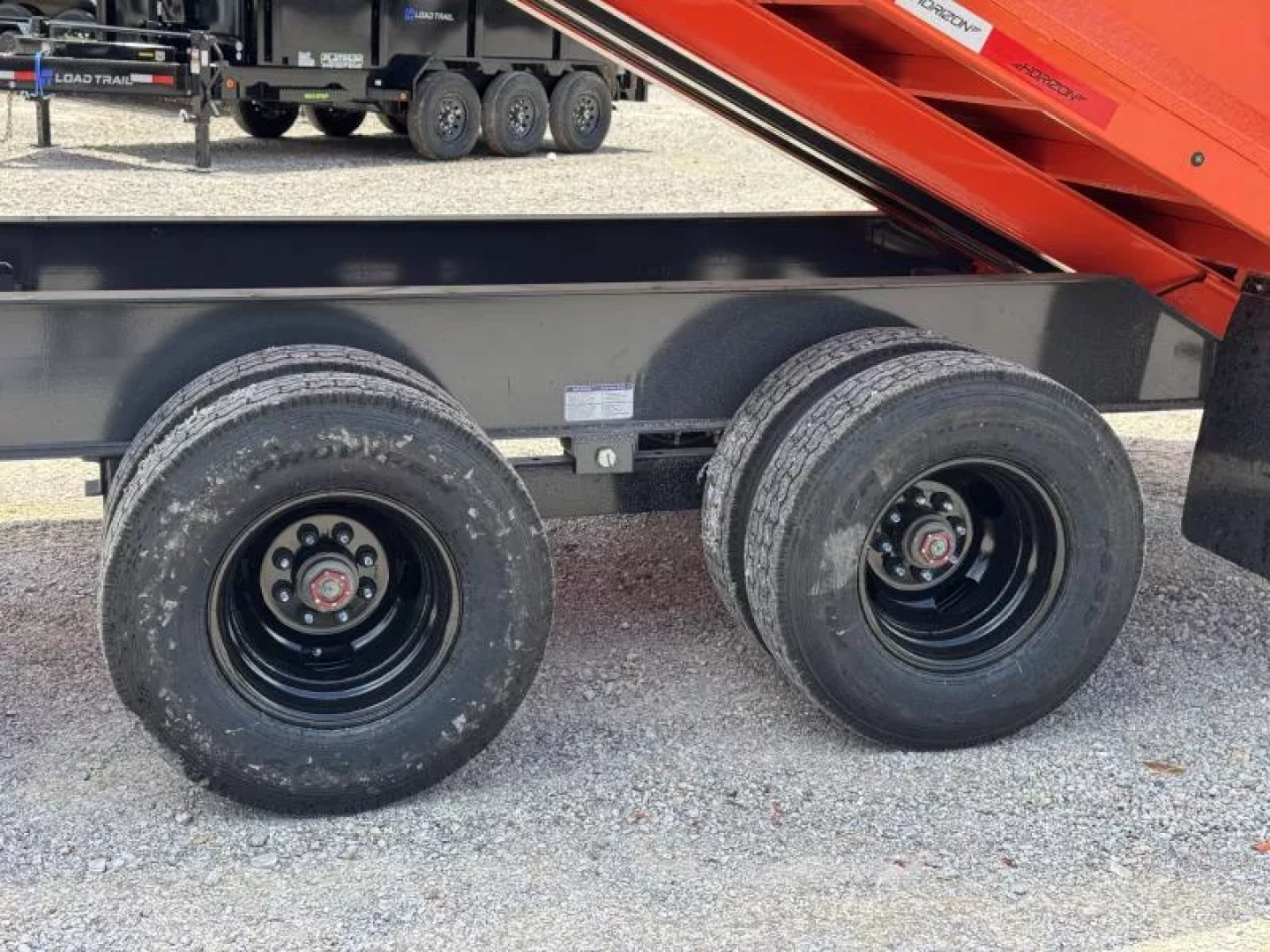 New 2025 Horizon Trailers HZH 96X20X4 HIGH SIDE TANDEM DUAL TELESCOPIC Dump Trailer 25K GVWR