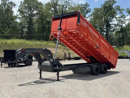 New 2025 Horizon Trailers HZH 96X20X4 HIGH SIDE TANDEM DUAL TELESCOPIC Dump Trailer 25K GVWR