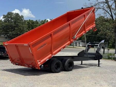 New 2025 Horizon Trailers HZH 96X20X4 HIGH SIDE TANDEM DUAL TELESCOPIC Dump Trailer 25K GVWR