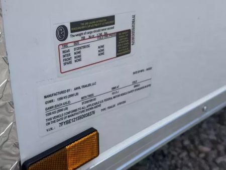 New 2025 Anvil Trailers 6X12 EXTRA HEIGHT POLY-CORE .080 Cargo / Enclosed Trailer