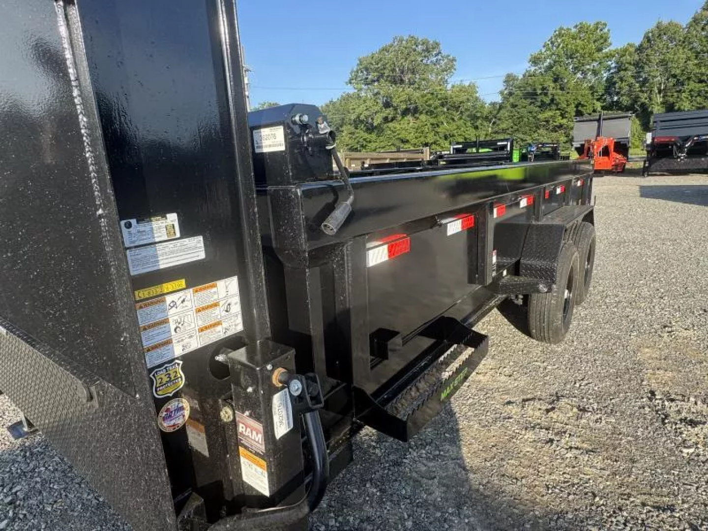 New 2026 Load Trail DG 83x16 Tandem Axle Dump Low-Pro Trailer W/ Ramps/ Tarp, Spread Gate