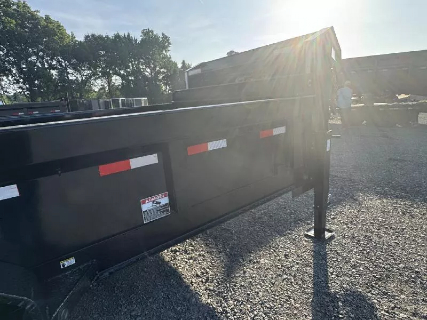 New 2026 Load Trail DG 83x16 Tandem Axle Dump Low-Pro Trailer W/ Ramps/ Tarp, Spread Gate