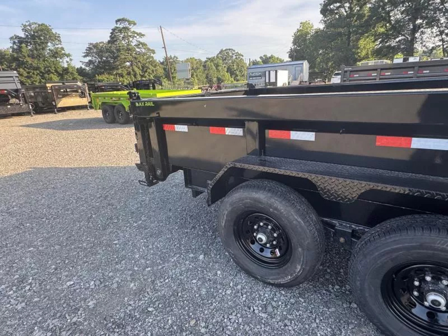 New 2026 Load Trail DG 83x16 Tandem Axle Dump Low-Pro Trailer W/ Ramps/ Tarp, Spread Gate