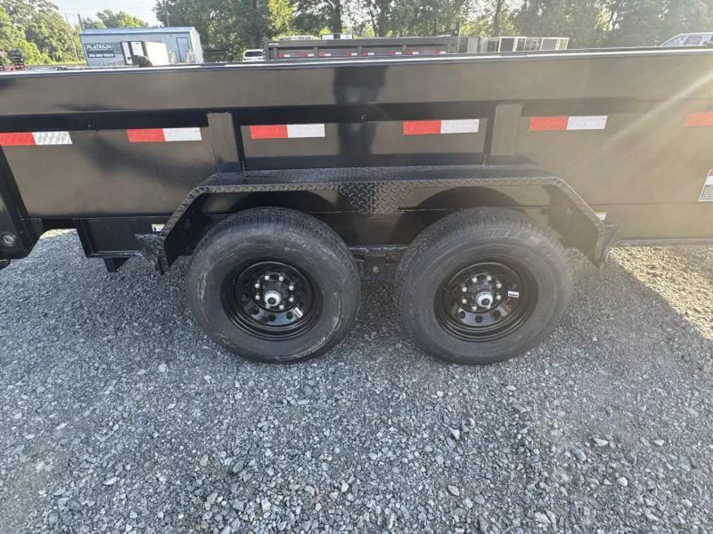 New 2026 Load Trail DG 83x16 Tandem Axle Dump Low-Pro Trailer W/ Ramps/ Tarp, Spread Gate
