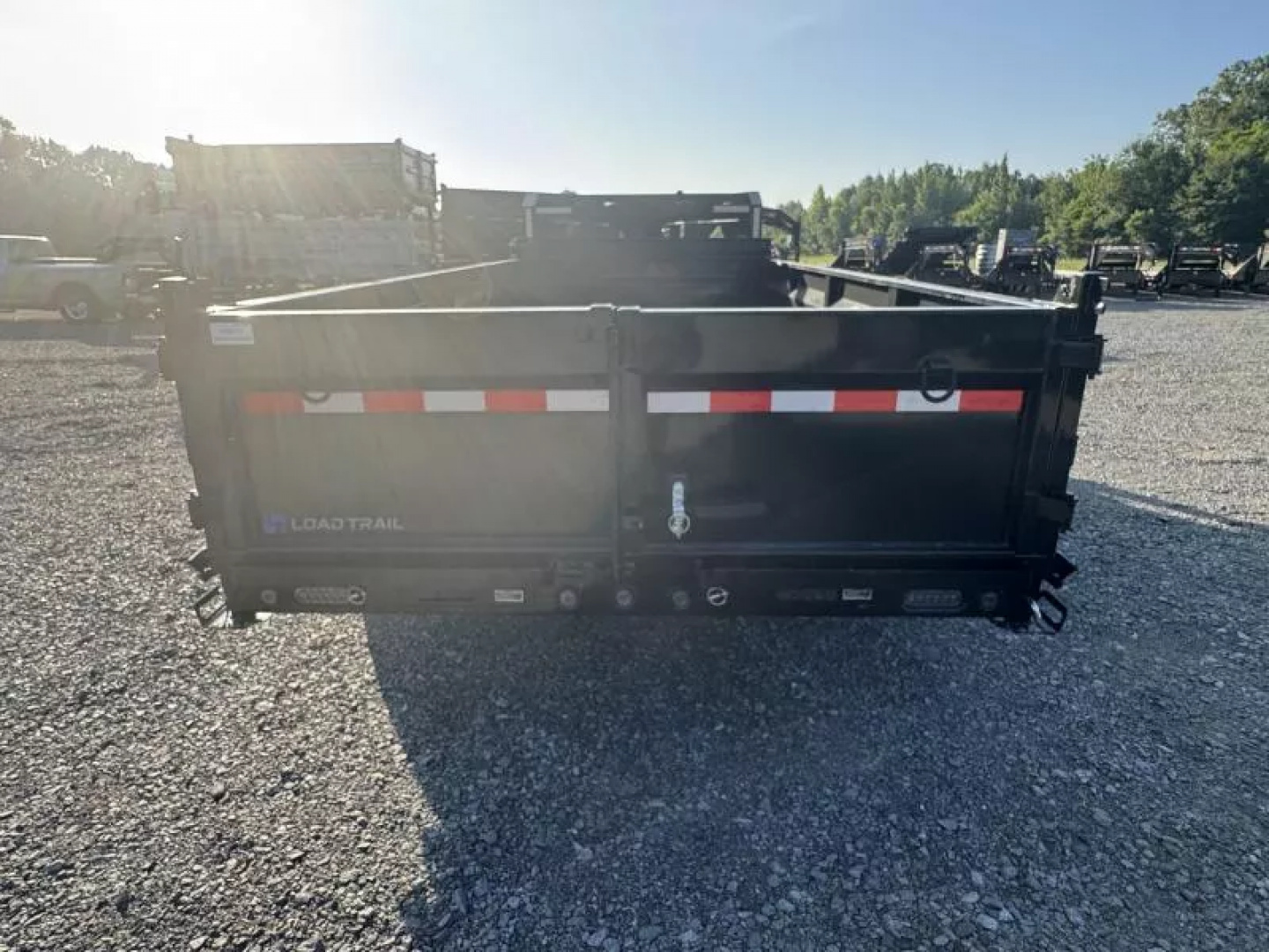 New 2026 Load Trail DG 83x16 Tandem Axle Dump Low-Pro Trailer W/ Ramps/ Tarp, Spread Gate