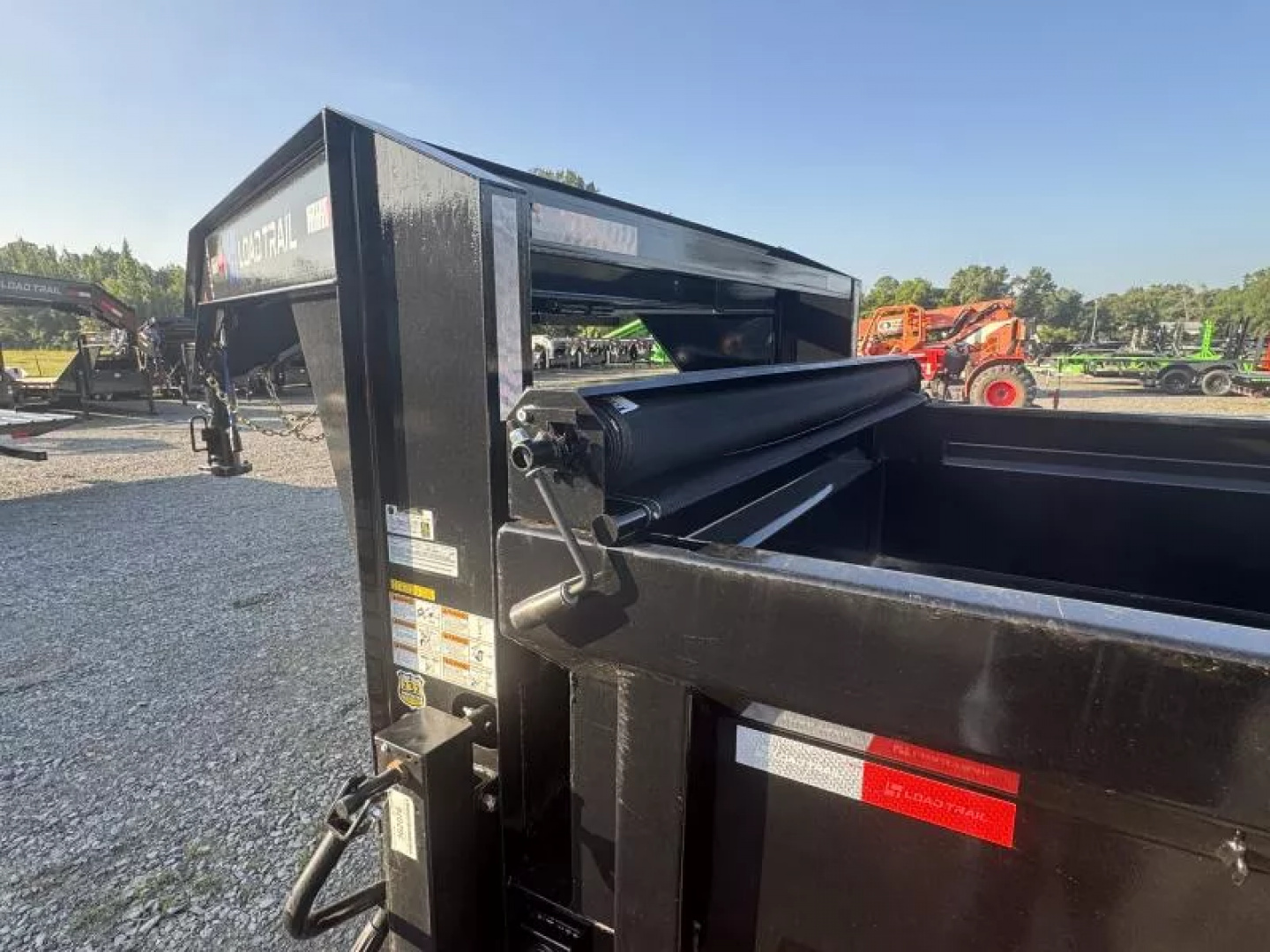 New 2026 Load Trail DG 83x16 Tandem Axle Dump Low-Pro Trailer W/ Ramps/ Tarp, Spread Gate