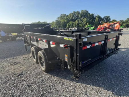 New 2026 Load Trail DG 83x16 Tandem Axle Dump Low-Pro Trailer W/ Ramps/ Tarp, Spread Gate