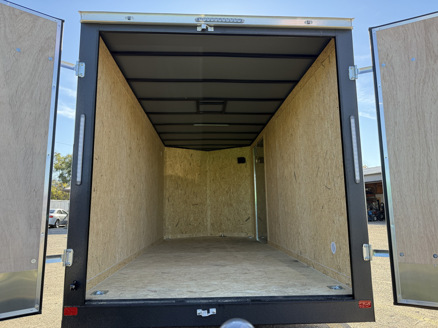 New 2026 Covered Wagon Trailers 7X16 TA2 7' BARN DOORS Cargo / Enclosed Trailer