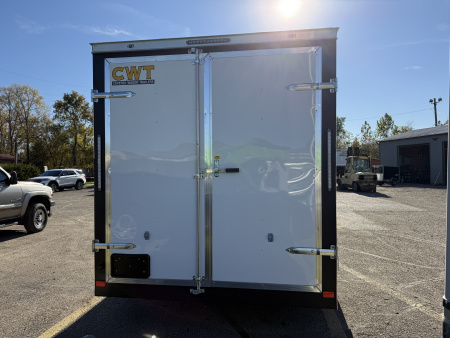 New 2026 Covered Wagon Trailers 7X16 TA2 7' BARN DOORS Cargo / Enclosed Trailer