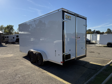 New 2026 Covered Wagon Trailers 7X16 TA2 7' BARN DOORS Cargo / Enclosed Trailer