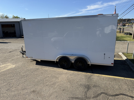 New 2026 Covered Wagon Trailers 7X16 TA2 7' BARN DOORS Cargo / Enclosed Trailer